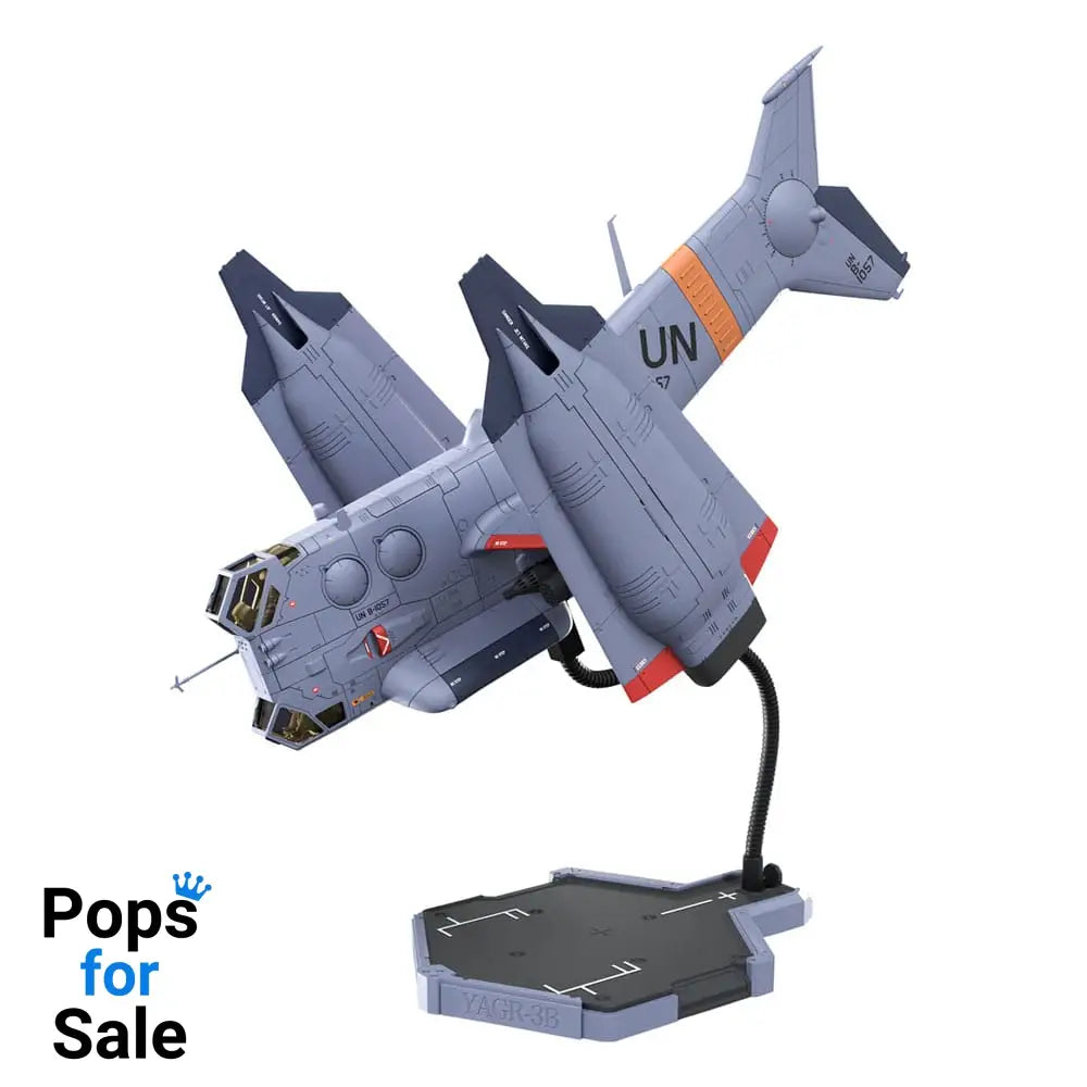Evangelion: 3.0 You can (not) redo Plastic Model Kit 1/72 YAGR-3B UNAF Close Air Support VTOL Aircraft Pre-painted Finished Model Ver. 14 cm