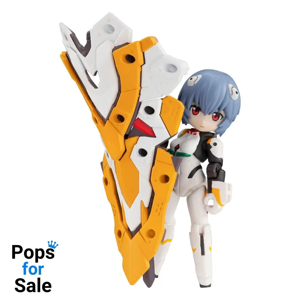 Evangelion Desktop Army Figures Ayanami Rei & Evangelion No. 0 (Kai) 15 cm