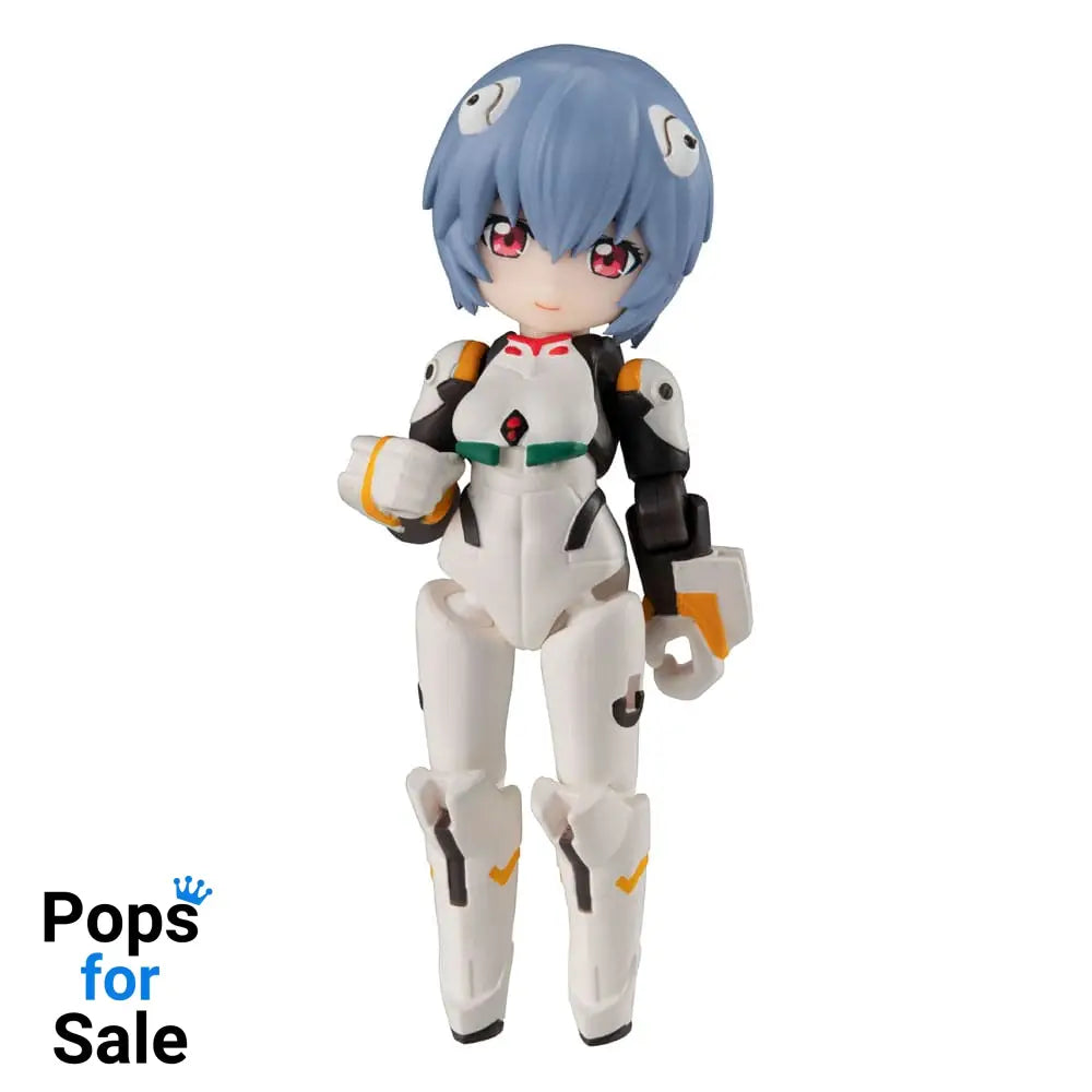 Evangelion Desktop Army Figures Ayanami Rei & Evangelion No. 0 (Kai) 15 cm