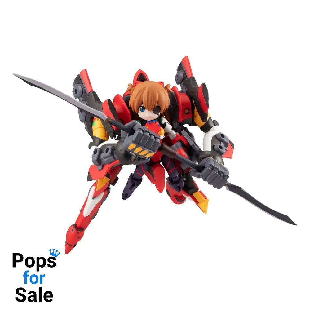 Evangelion Desktop Army Figures Shikinami Asuka Langley & Evangelion 2 8 - 15 cm