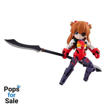 Evangelion Desktop Army Figures Shikinami Asuka Langley & Evangelion 2 8 - 15 cm