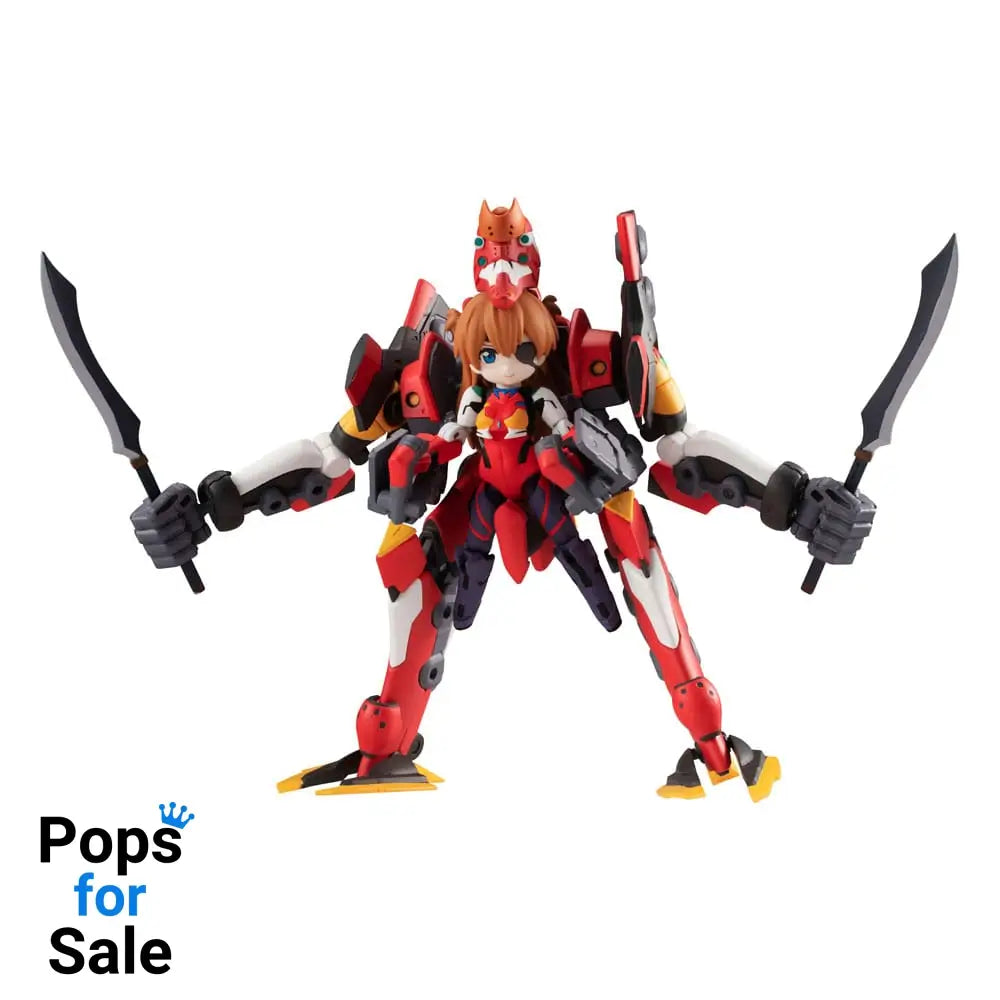 Evangelion Desktop Army Figures Shikinami Asuka Langley & Evangelion 2 8 - 15 cm