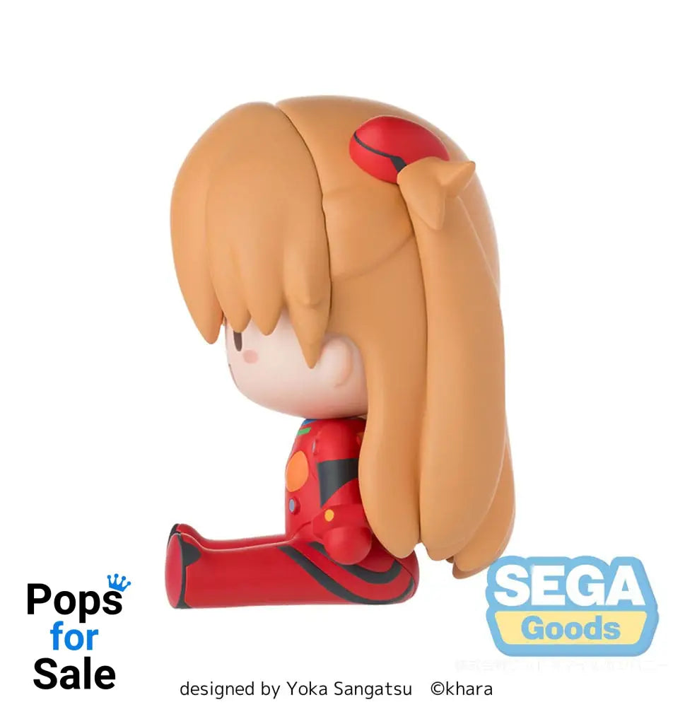 Evangelion: New Theatrical Edition Fuwa Petit Chibi Figure Asuka Plug Suit 8 cm