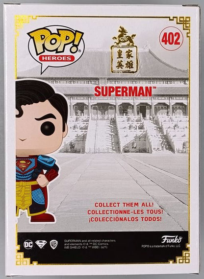 402 Superman (Black) Metallic - DC - 2021 Con Limited Edition Funko POP