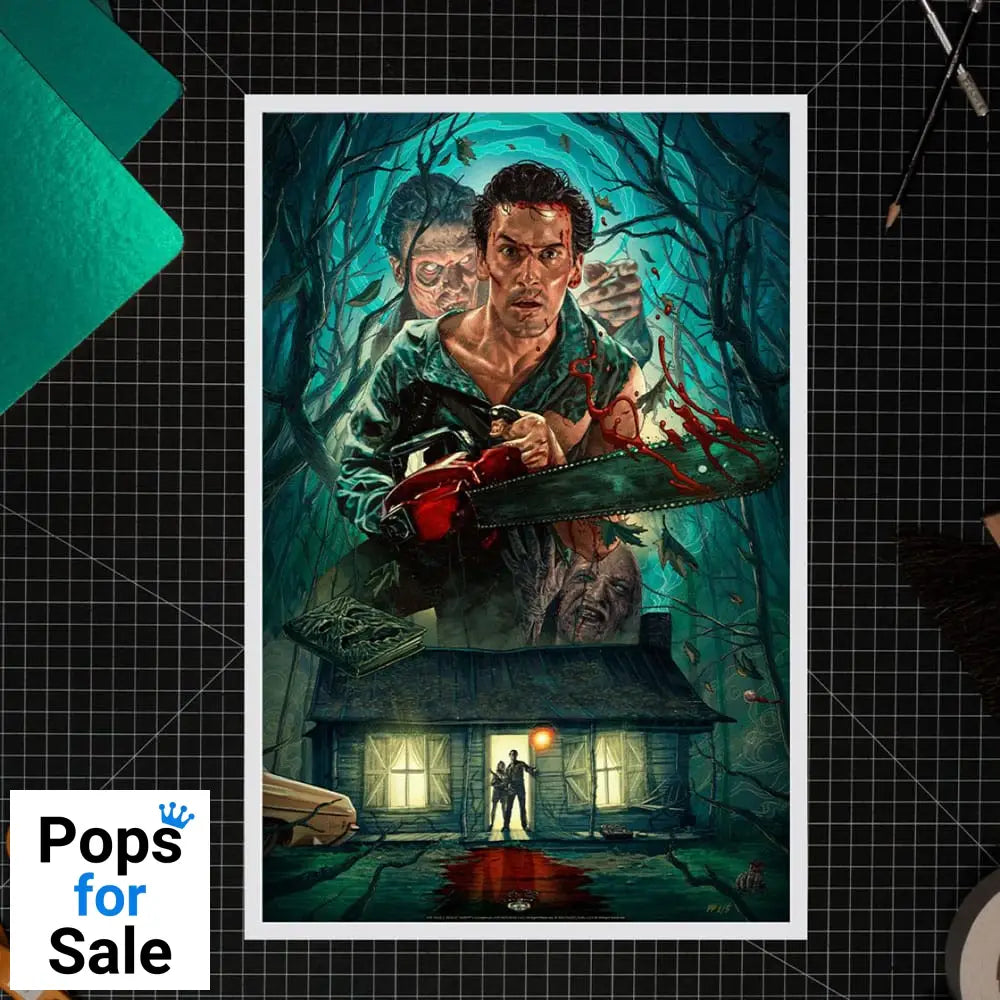 Evil Dead 2: Dead by Dawn Art Print Ash Williams 46 x 61 cm - unframed