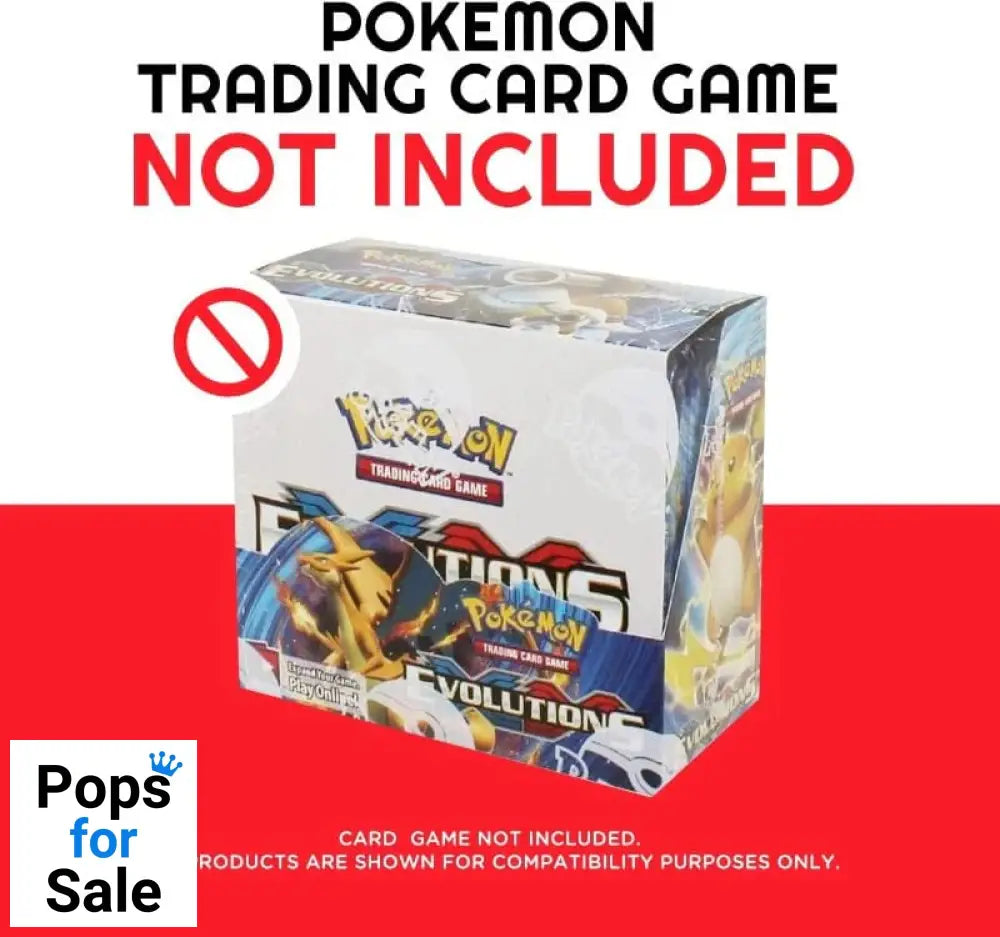 Evoretro Acrylic Display Case for Booster Boxes / Elite Trainer Boxes Ver. 1 with Sliding Lid