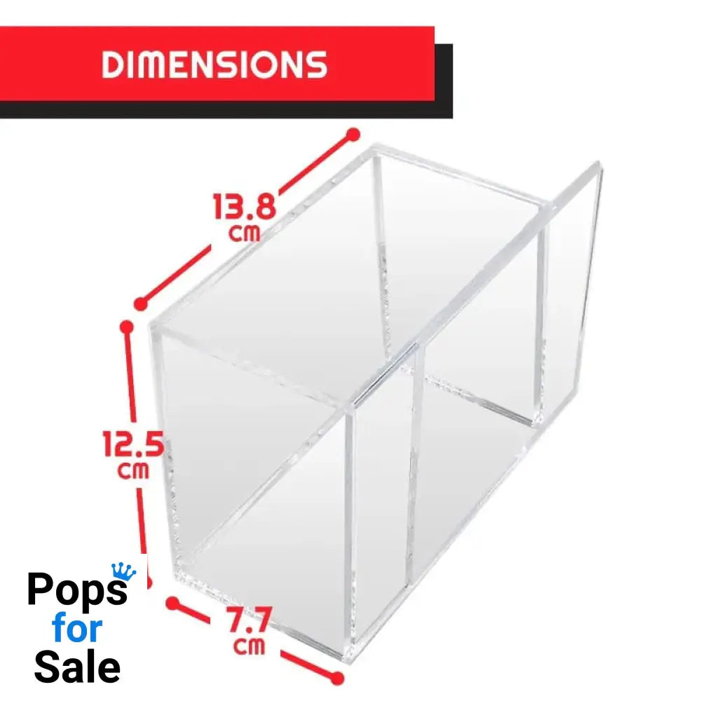 Evoretro Acrylic Display Case for Booster Boxes / Elite Trainer Boxes Ver. 1 with Sliding Lid Gadgets
