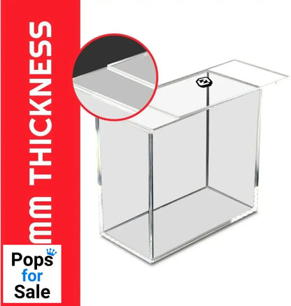 Evoretro Acrylic Display Case for Booster Boxes / Elite Trainer Boxes Ver. 2 with Sliding Lid