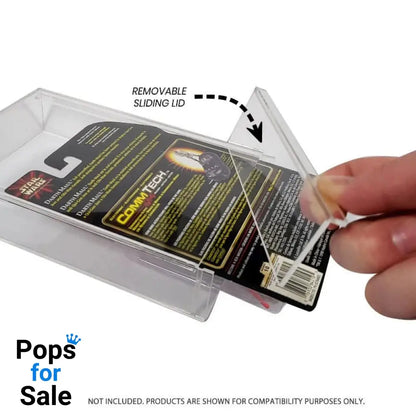 Evoretro Acrylic Display Cases 2-Pack for Action Figures Gadgets