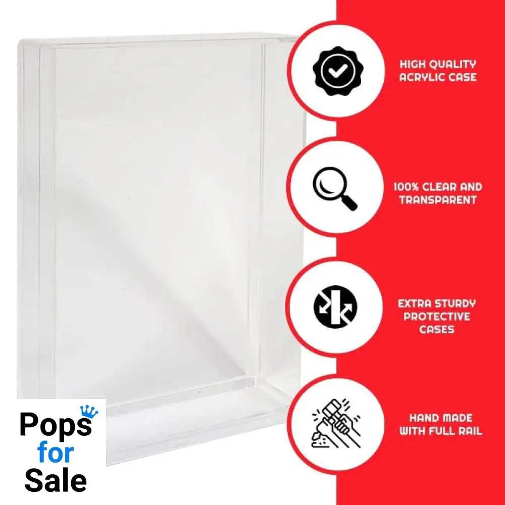 Evoretro Acrylic Display Cases 2-Pack for Action Figures