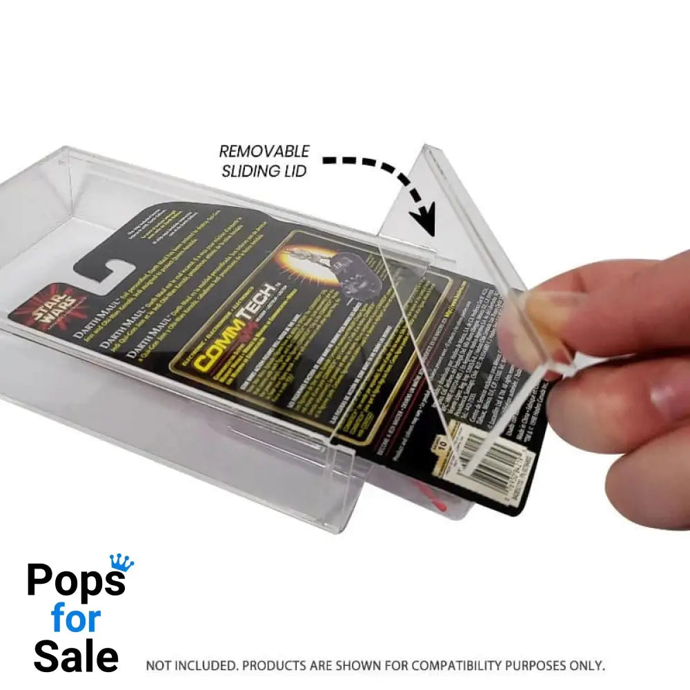 Evoretro Acrylic Display Cases 2-Pack for Action Figures