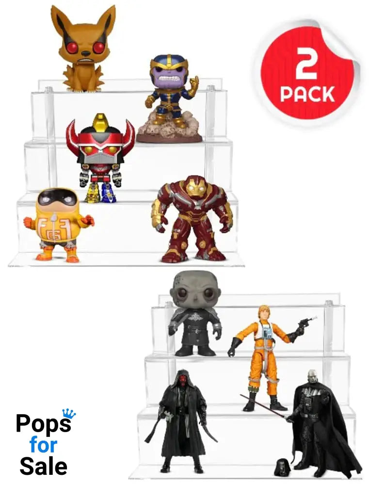 Evoretro Acrylic Shelf Riser 2-Pack RS9