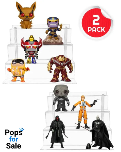 Evoretro Acrylic Shelf Riser 2-Pack RS9