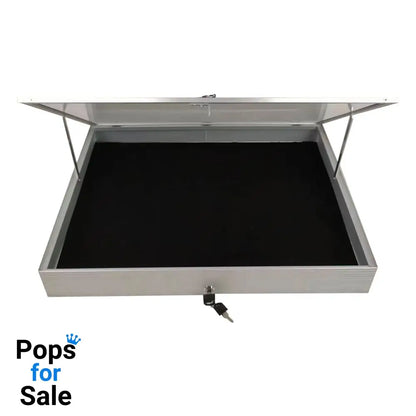 Evoretro Aluminum Display Case Silver Gadgets