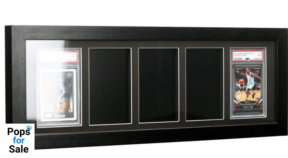 Evoretro Graded Card Display Frame for 5 PSA Graded Cards