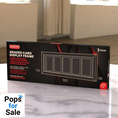 Evoretro Graded Card Display Frame for 5 PSA Graded Cards Gadgets