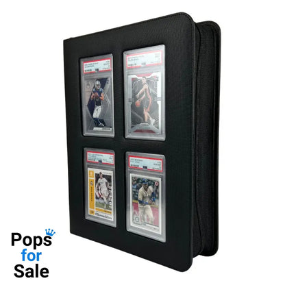 Evoretro Premium Card Slab Binder with Window Black
