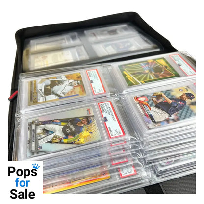 Evoretro Premium Card Slab Binder with Window Black