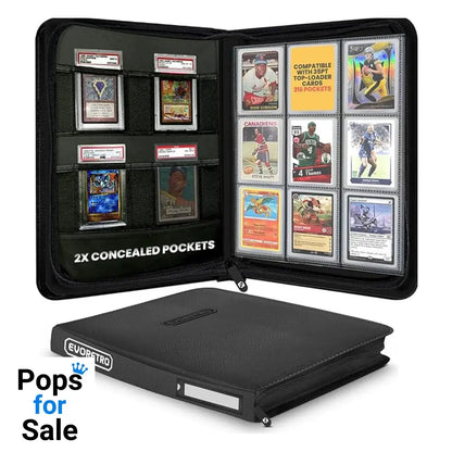 Evoretro Shield+ Topload Cards Binder 216 Cards Black