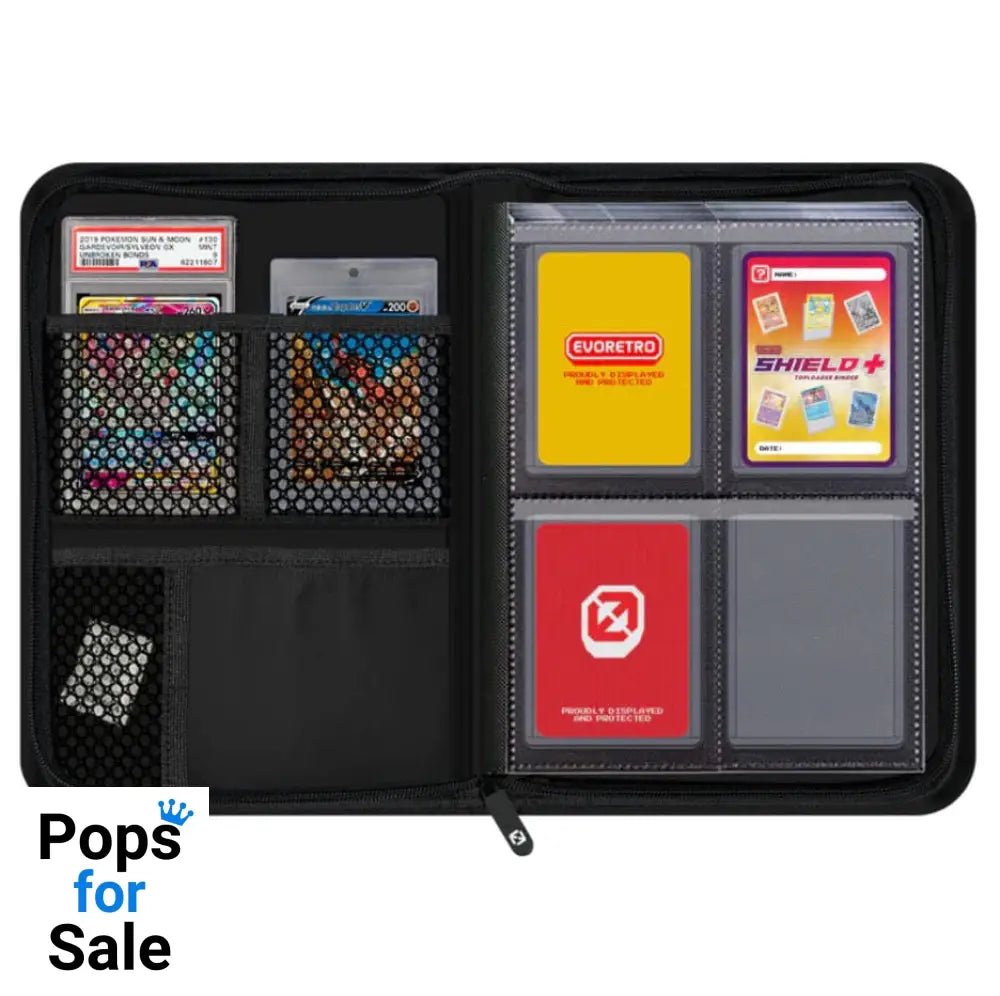 Evoretro Shield+ Topload Cards Binder Compact 96 Karten Black