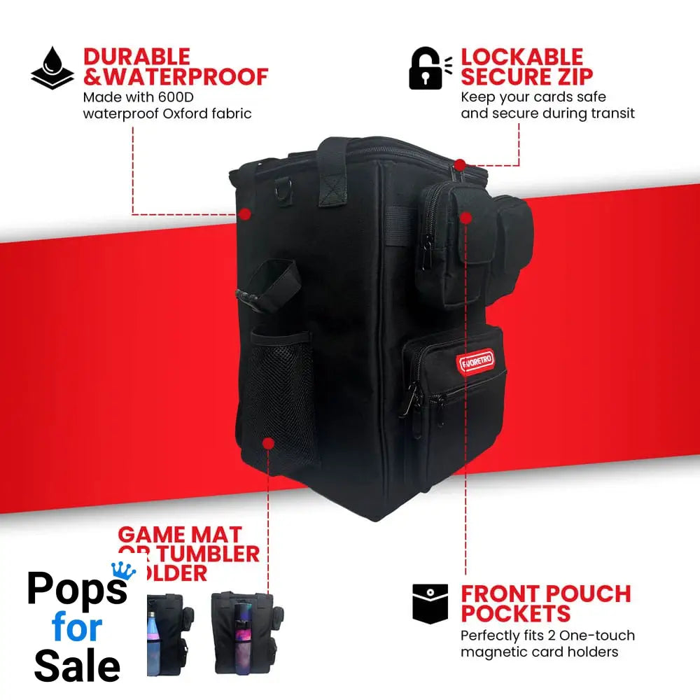 Evoretro Trading Card Backpack Black
