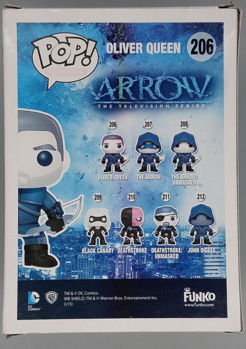 206 Oliver Queen - Arrow Funko POP - Box Damaged
