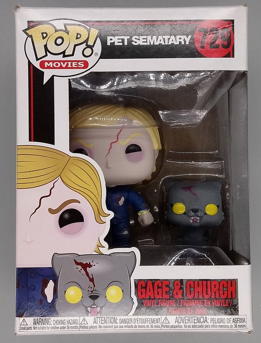 #729 Gage & Church - Horror - Pet Sematary - Box Damaged Funko POP