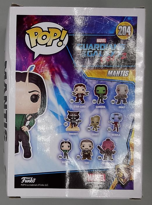 204 Mantis - Marvel Guardians of the Galaxy Vol 2 Box Damaged Funko POP