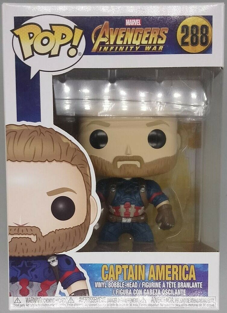 #288 Captain America - Marvel Avengers Infinity War Funko POP