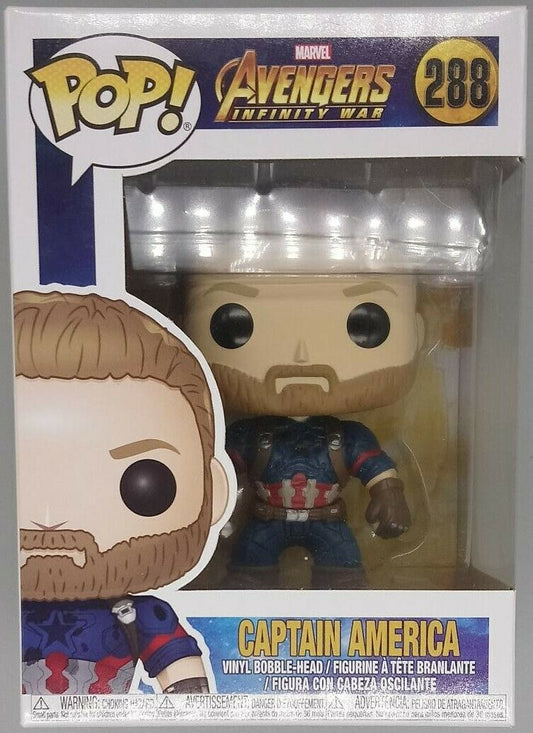 #288 Captain America - Marvel Avengers Infinity War Funko POP