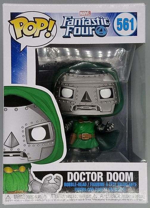 561 Doctor Doom - Marvel Fantastic Four - Box Damaged Funko POP