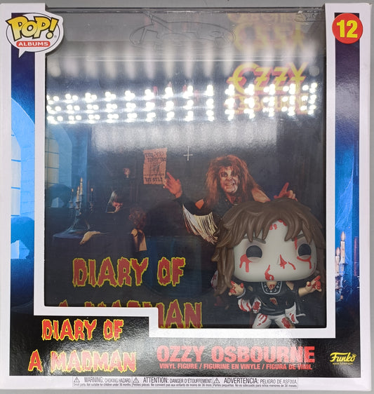 #12 Ozzy Osbourne (Diary of a Madman) - Albums - Box Damaged Funko POP