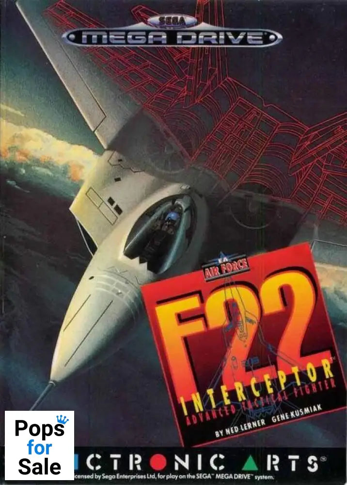 F-22 Interceptor for Sega Mega Drive (MD) - [No Manual]
