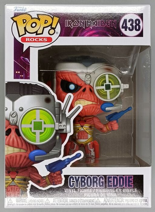 438 Cyborg Eddie - Iron Maiden - Rocks Funko POP - Brand New