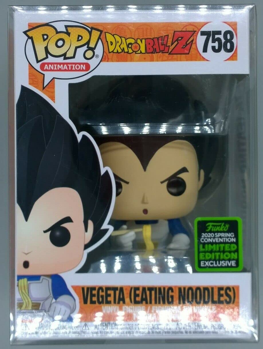 758 Vegeta (Eating Noodles)  Dragon Ball Z  2020 Con Funko POP - Box Damaged
