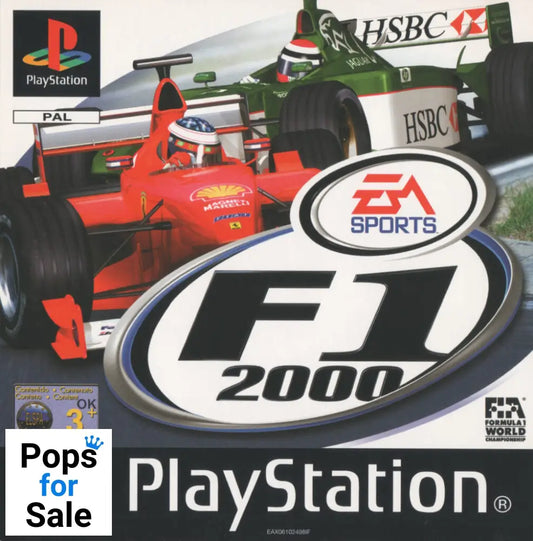 F1 2000 for Sony Playstation 1 - [Just Disc]