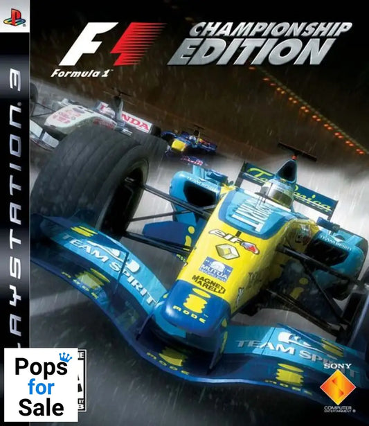 F1: Championship Edition for Sony Playstation 3 (PS3)