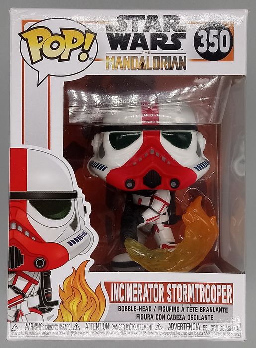 #350 Incinerator Stormtrooper - Star Wars Mandalorian Funko POP