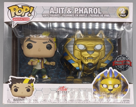 [2 Pack] Ajit & Pharol - Metallic - Pop Animation Funko POP - Box Damaged