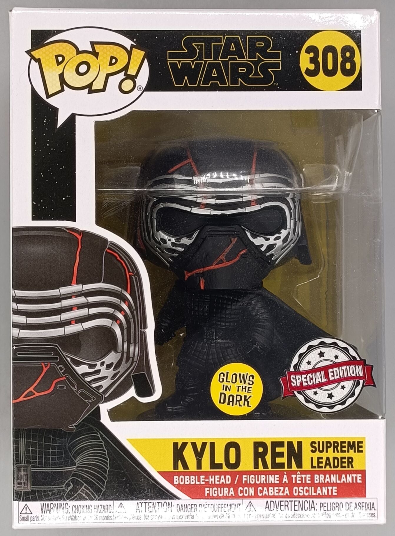 308 Kylo Ren (Supreme Leader) - Glow - Star Wars Funko POP
