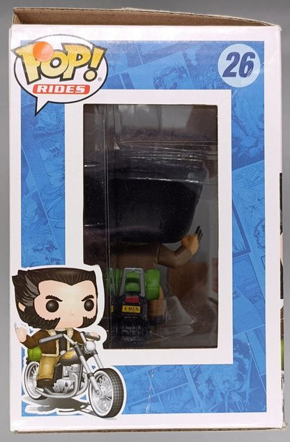 #26 Wolverine's Motorcycle  X-Men Marvel Collector Corps Damaged Box Funko POP