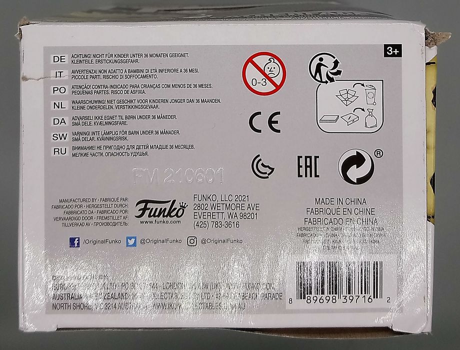 #1119 Leatherface (w/ Mallet) The Texas Chainsaw Mas Box Damaged Funko POP