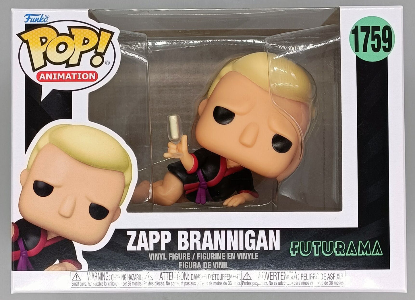 1759 Zapp Brannigan - Futurama Funko POP - Brand New