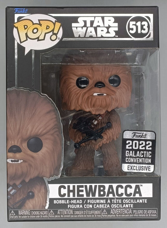 513 Chewbacca - Star Wars - 2022 Con - Funko POP - Box Damaged