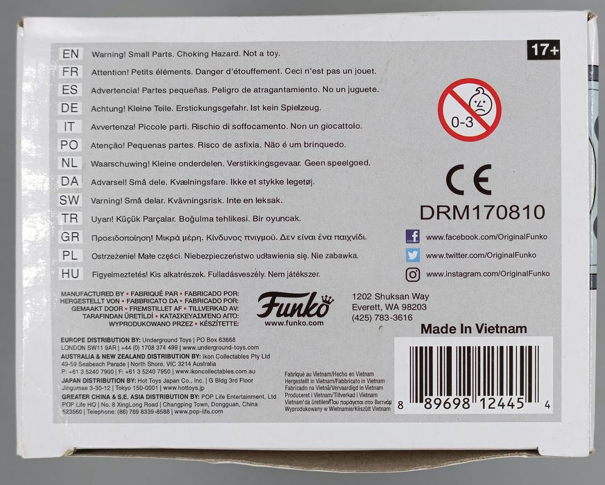 #178 Snowball - Rick and Morty - Box Damaged Funko POP