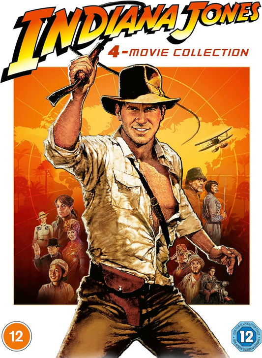Indiana Jones The Complete Collection 4 Film Boxset (DVD)