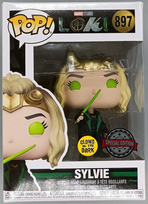 #897 Sylvie - Glow - Marvel - Loki Funko POP