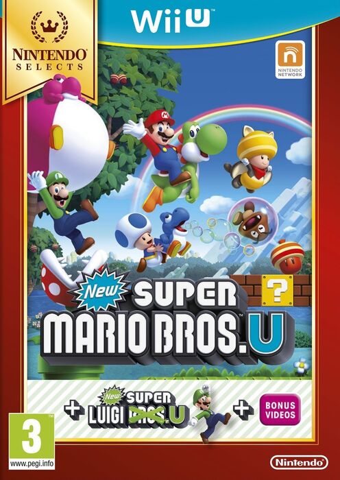 New Super Mario Bros + New Super Luigi U for Nintendo Wii U