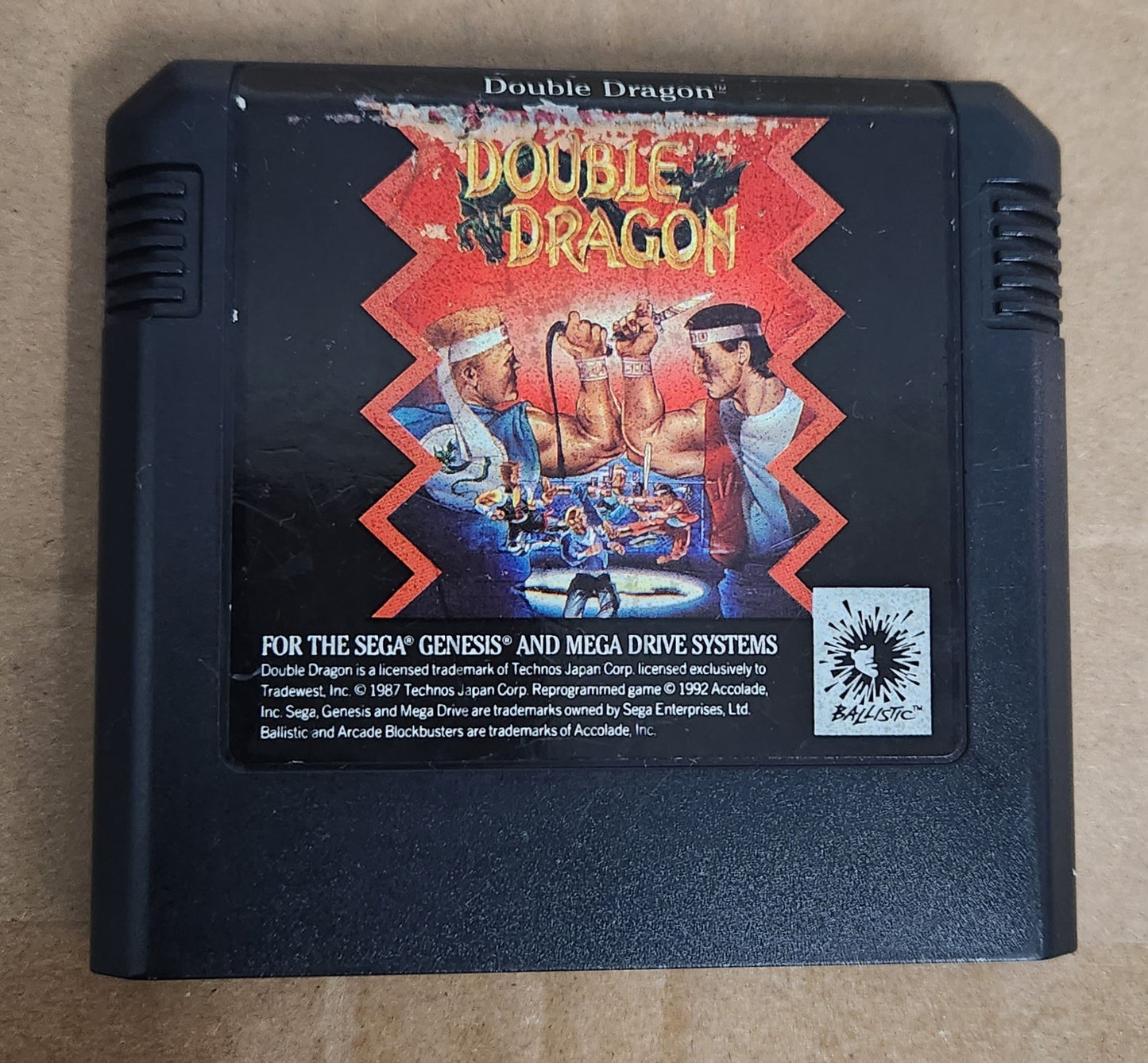 Double Dragon For SEGA Mega Drive - [Just Cart]
