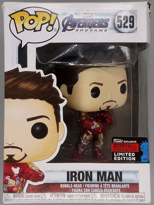 529 Iron Man (Gauntlet) Marvel Avengers Endgame Funko POP - Box Damaged
